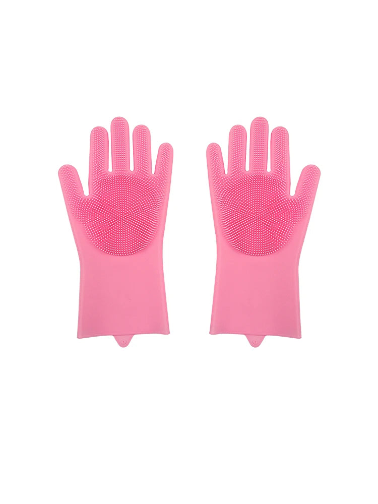 Custom Silicone Dishwashing Gloves | 600 Pcs MOQ | Waterproof Kitchen Gloves for Restaurant & Household