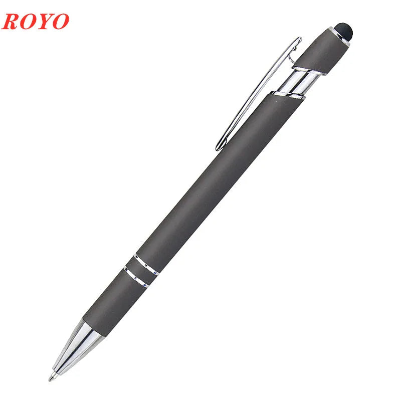 Custom Metal Stylus Pen with Logo | 2-in-1 Ballpoint MOQ 100