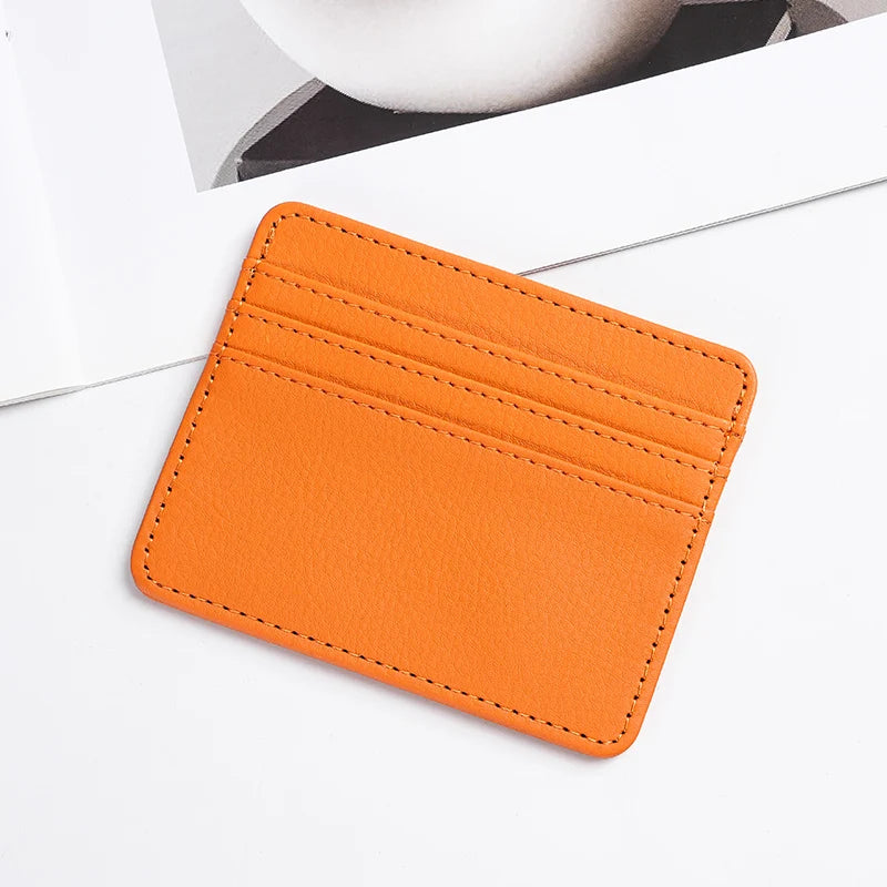 Custom PU Leather RFID Wallet | Soft Cow Pebble Credit Card Holder for Men Women | Bulk Corporate Gifts