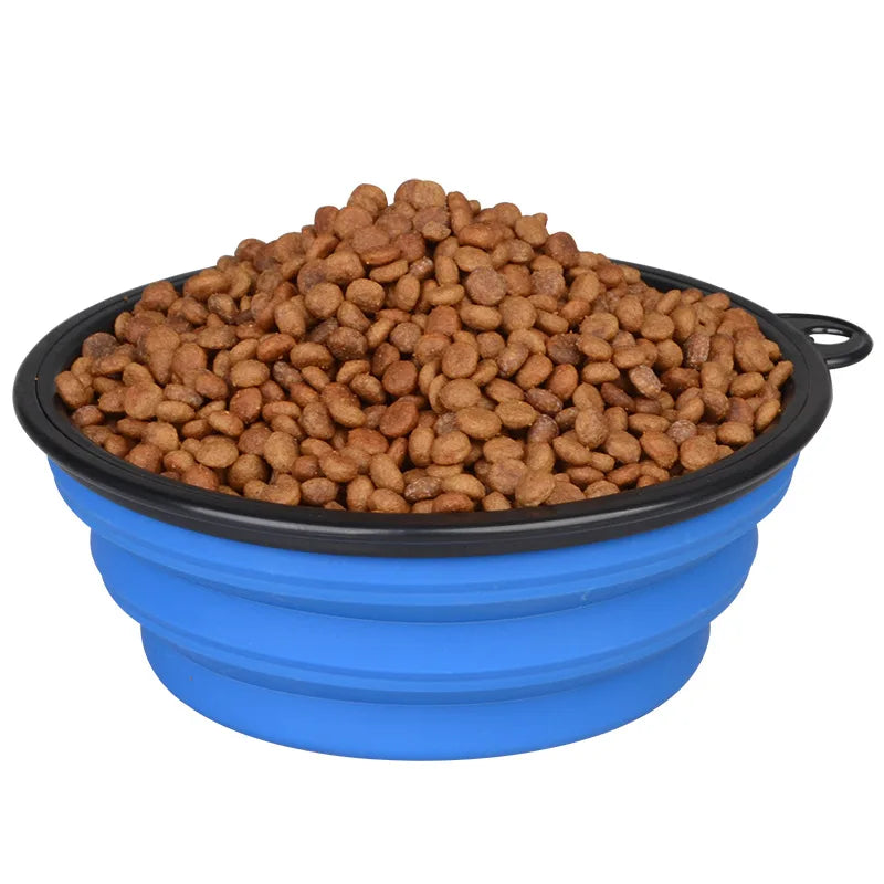 Food-Grade Silicone Foldable Dog Bowl 350ml | BPA-Free Travel Pet Bowl OEM