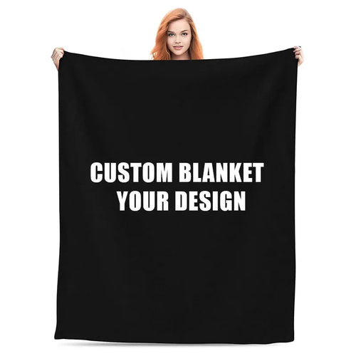 Custom Coral Fleece Blankets | 50 Pcs MOQ, $0.20/Piece | 3D Printing
