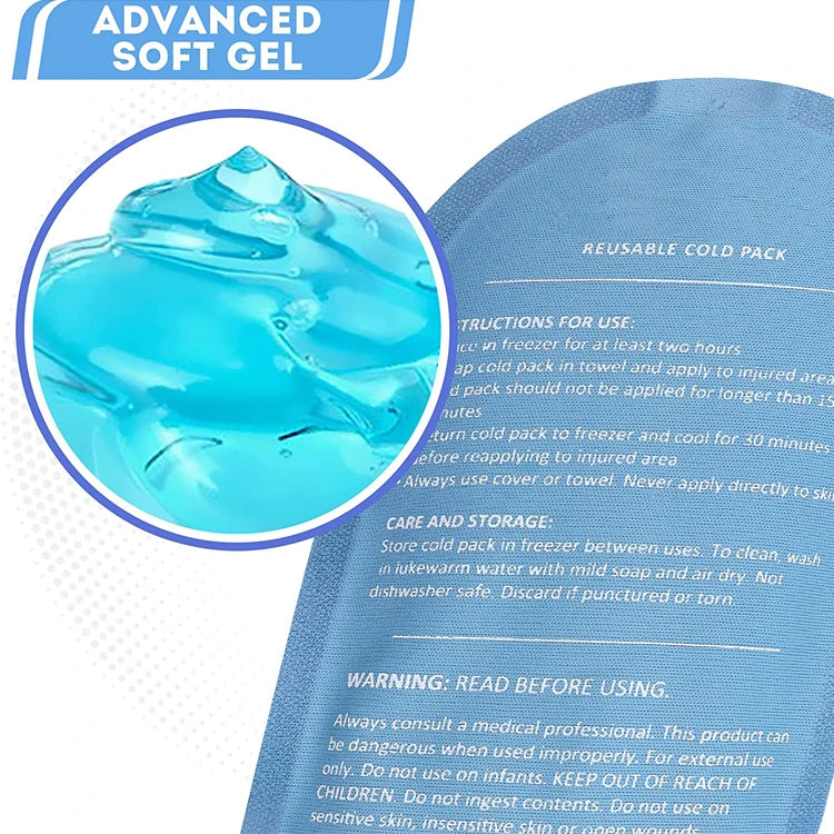 CE Certified Hot Cold Pack 200g | Custom Gel Ice Pack with Logo | Medical Supply