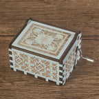 Custom Wooden Music Boxes with Logo | Hand Cranked MOQ 5