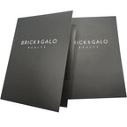 Custom Presentation Folder | Anti-Scratch Lamination, Foil Stamping & Embossing Options for Sales Kits & Conference Materials