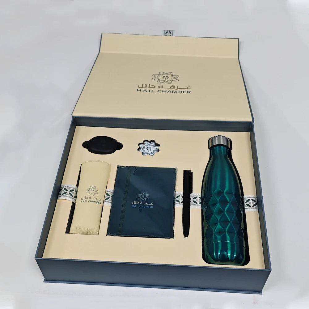 Corporate Gift Box Set | A5 Notebook + Pen | 500 MOQ | 16-Day Lead