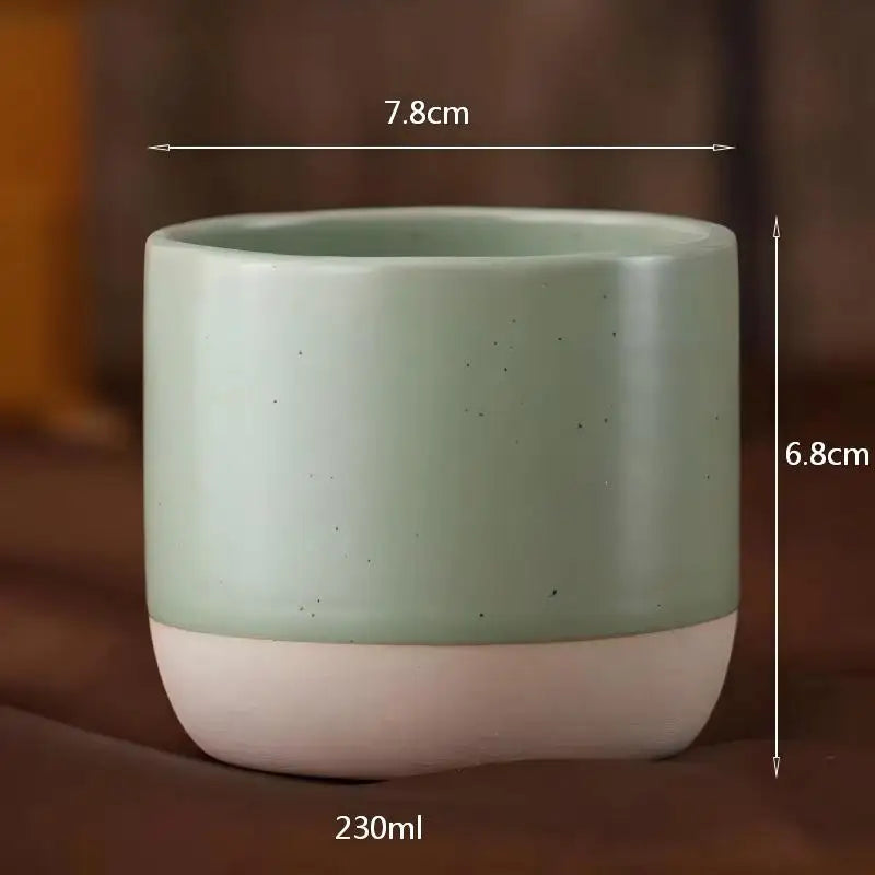 Custom Ceramic Espresso Cup Wholesale | 64 MOQ 5 Colors Microwave Safe