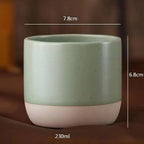 Custom Ceramic Espresso Cup Wholesale | 64 MOQ 5 Colors Microwave Safe