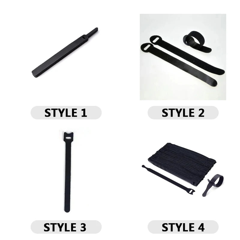 Custom nylon cable ties with adhesive backing for employee kits & conferences. 1,000 MOQ, 7-day samples, screen printing