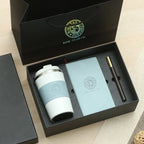 Custom Leather Notebook Gift Set with Logo | MOQ 500