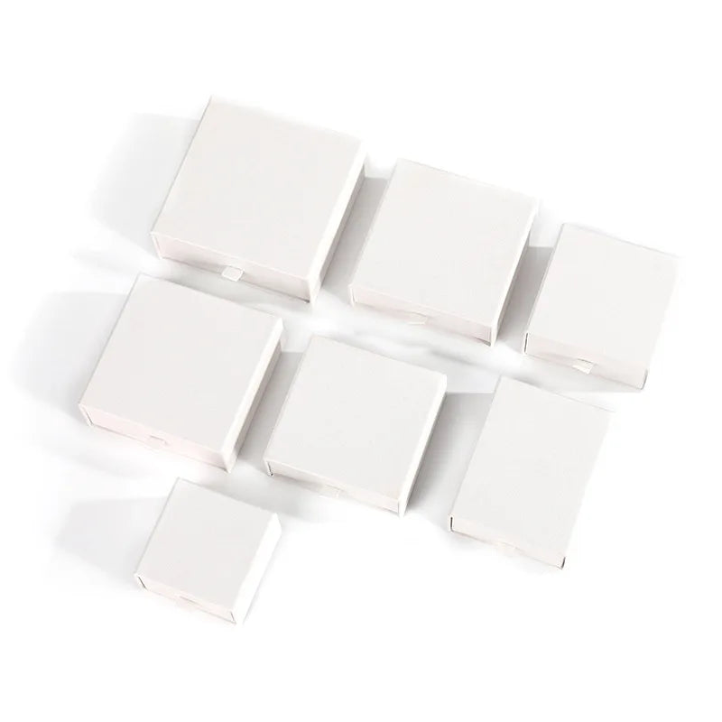 Custom Jewelry Box Wholesale | Eco-Friendly Paper 200 MOQ Embossed Logo