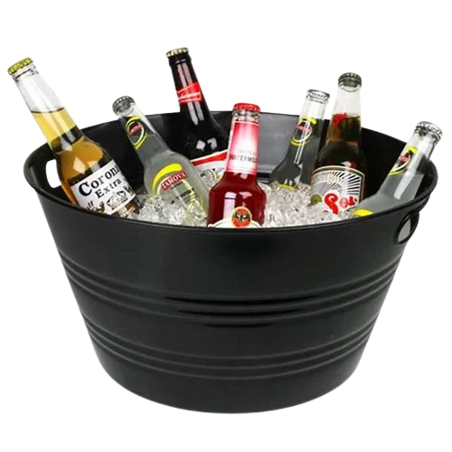 Custom Branded Ice Bucket with Logo | 5L Metal