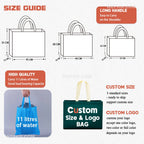 Custom Non-Woven Tote Bags | 8-10KG Capacity | 100 MOQ | 10-Day Lead