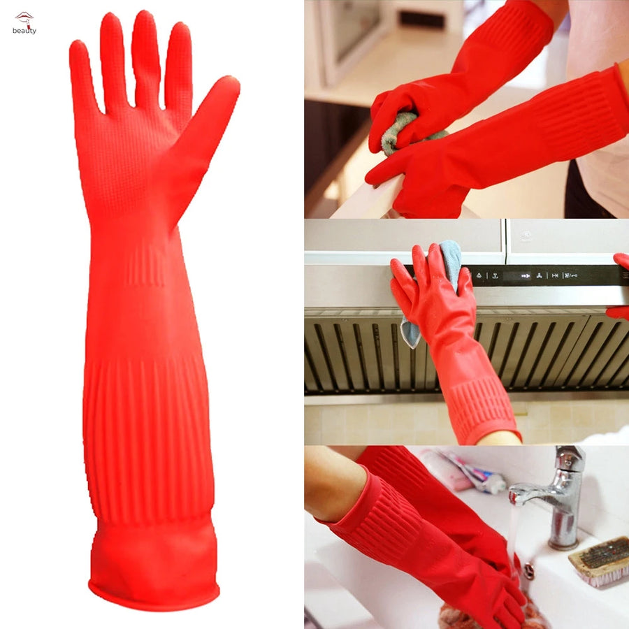Custom 45cm Latex Gloves | ISO/BSCI | 10-Day Lead Time