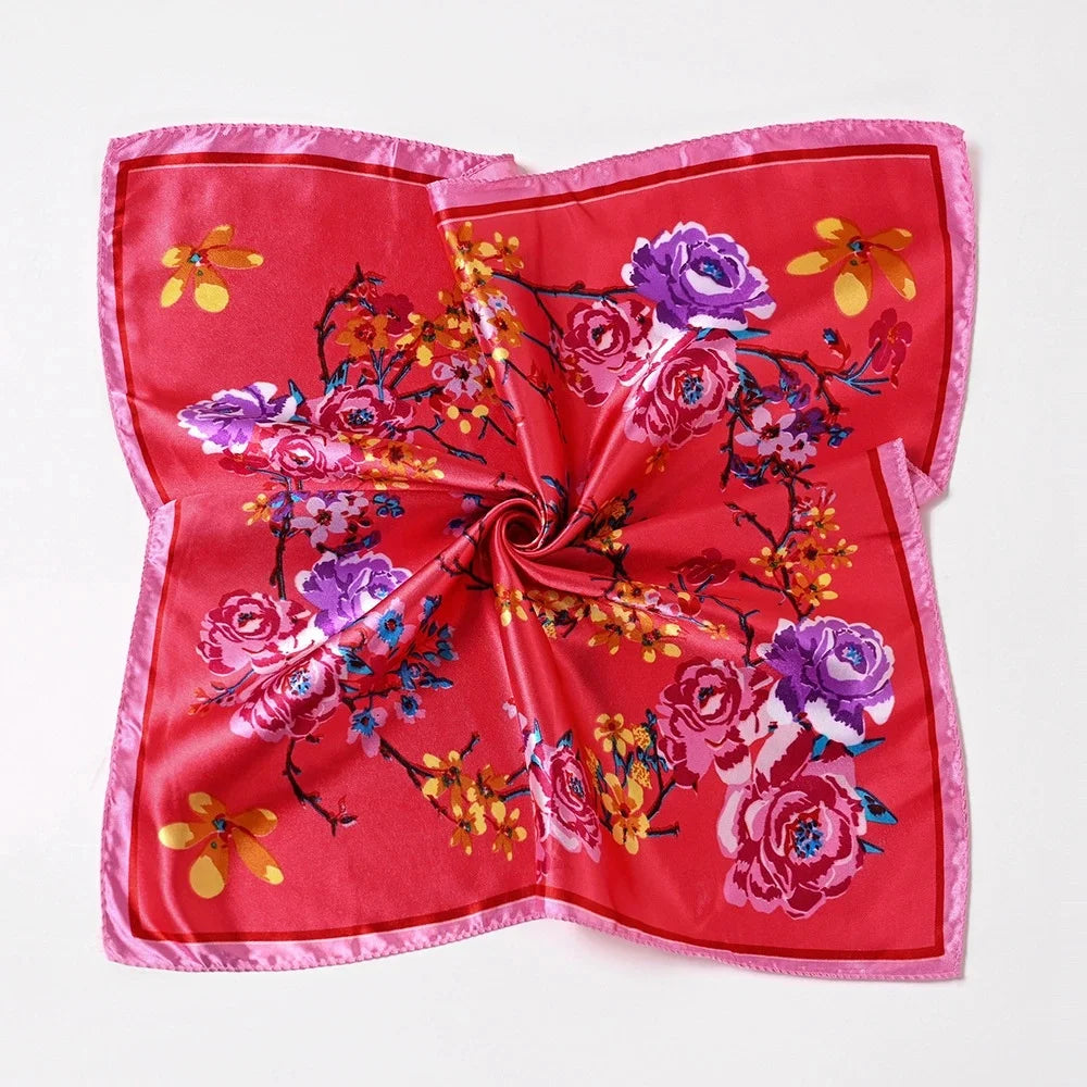 Personalized Silk Satin Scarves | 2-Piece MOQ & 3-7 Day Lead Time | 46 Colors | OEM Manufacture