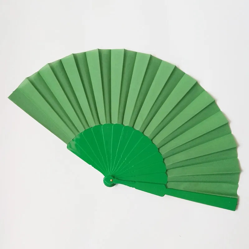 Hot Sale Custom logo Folding Hand Fans 13 Inch Large Folding Bamboo Hand Fan for Wedding