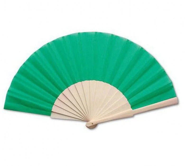 Custom Wooden Hand Fan | Foldable Wood Handle Fan | Bulk Corporate Events