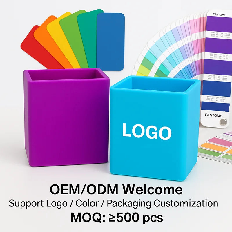 Custom Silicone Pen Holder | BPA-Free, RoHS, LFGB, CE Certified for Office & School