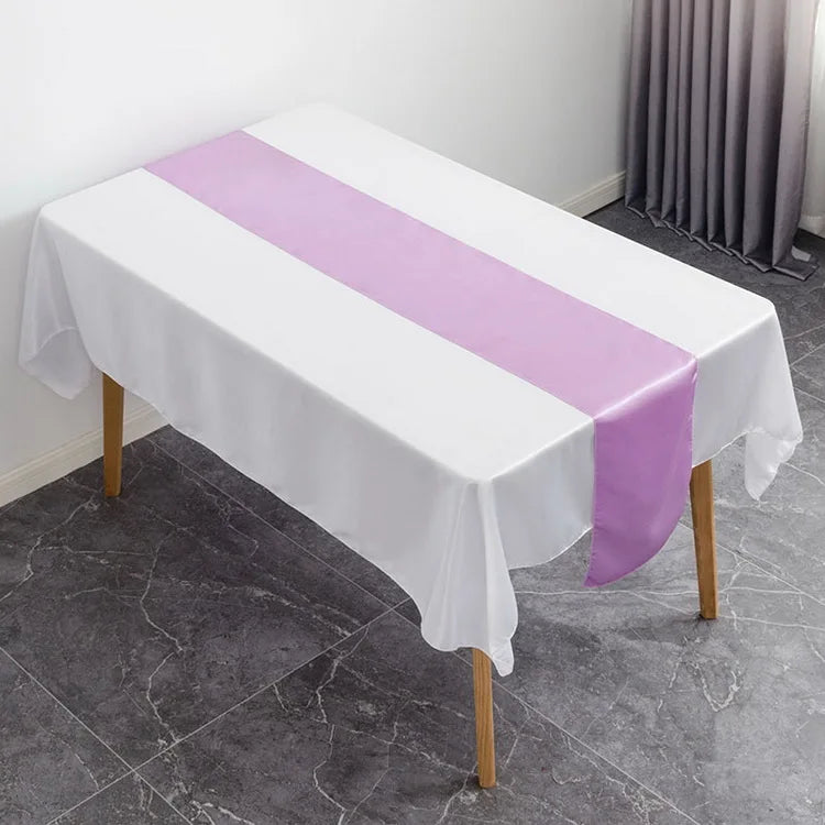 Satin Table Runners | 12×108 Inch | Stocked | MOQ 10
