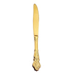 Baroque Gold Flatware Set 18/0 Stainless Steel for Weddings