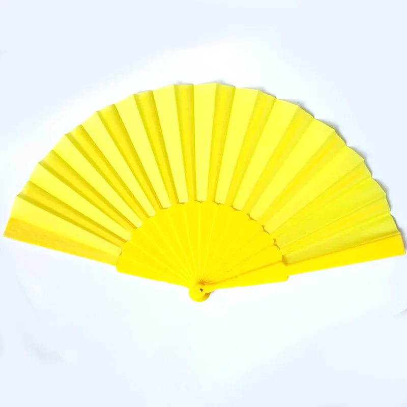 Hot Sale Custom logo Folding Hand Fans 13 Inch Large Folding Bamboo Hand Fan for Wedding