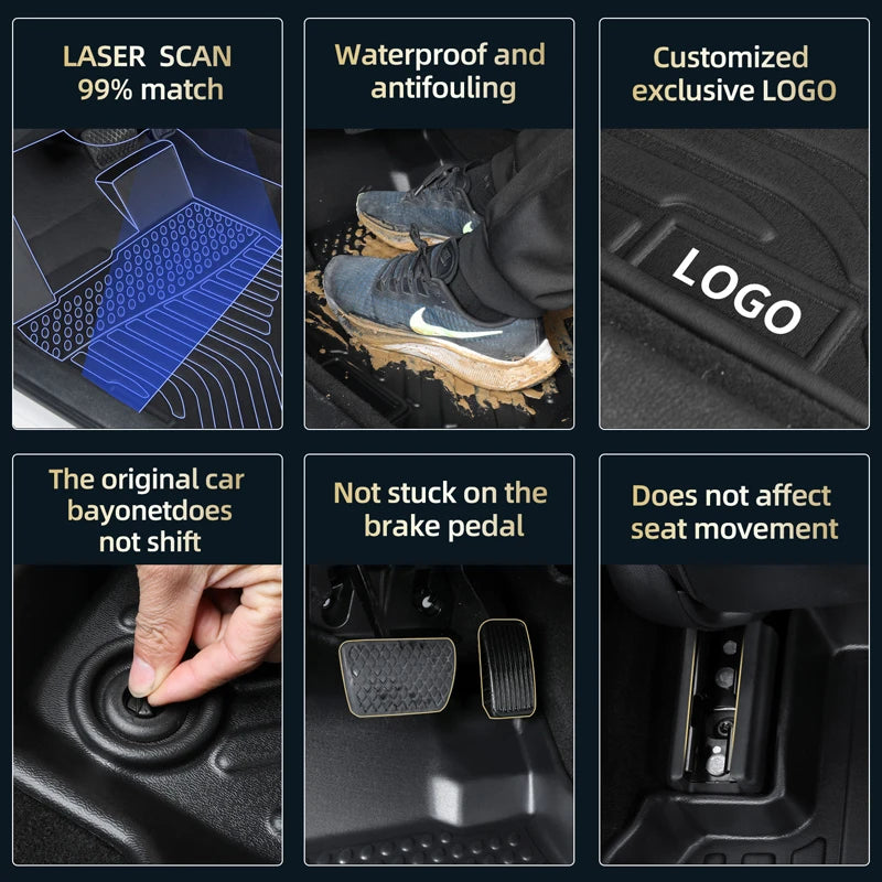 Hyundai Tucson IX35 2010-2015 Custom Fit TPE Trunk Mat