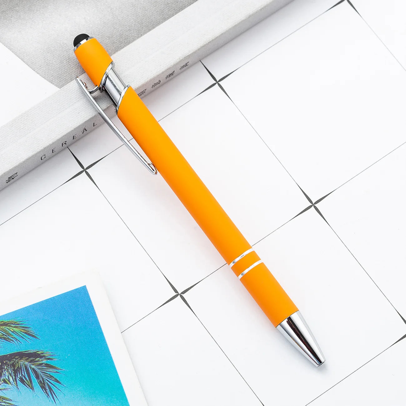 Custom Metal Ballpoint Pens with Logo | 10 MOQ Laser Engraving Stylus