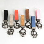 Custom Leather Keychains with Logo | PU/Genuine Leather, Zinc Alloy