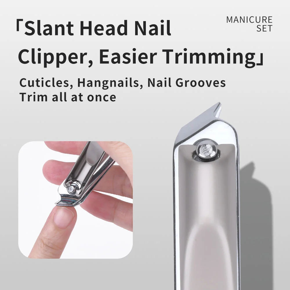 Custom Stainless Steel Nail Clipper Set | Engraved Logo | 1pc MOQ | 5-Day Lead