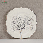 Eco-Friendly Porcelain Dinnerware — 300 MOQ, In-glaze Decoration