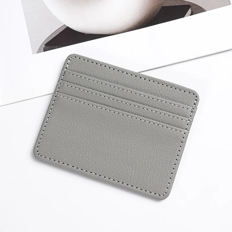 Custom PU Leather RFID Wallet | Soft Cow Pebble Credit Card Holder for Men Women | Bulk Corporate Gifts