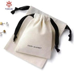 Organic Cotton Drawstring Bags Wholesale | Custom Logo Sustainable Packaging