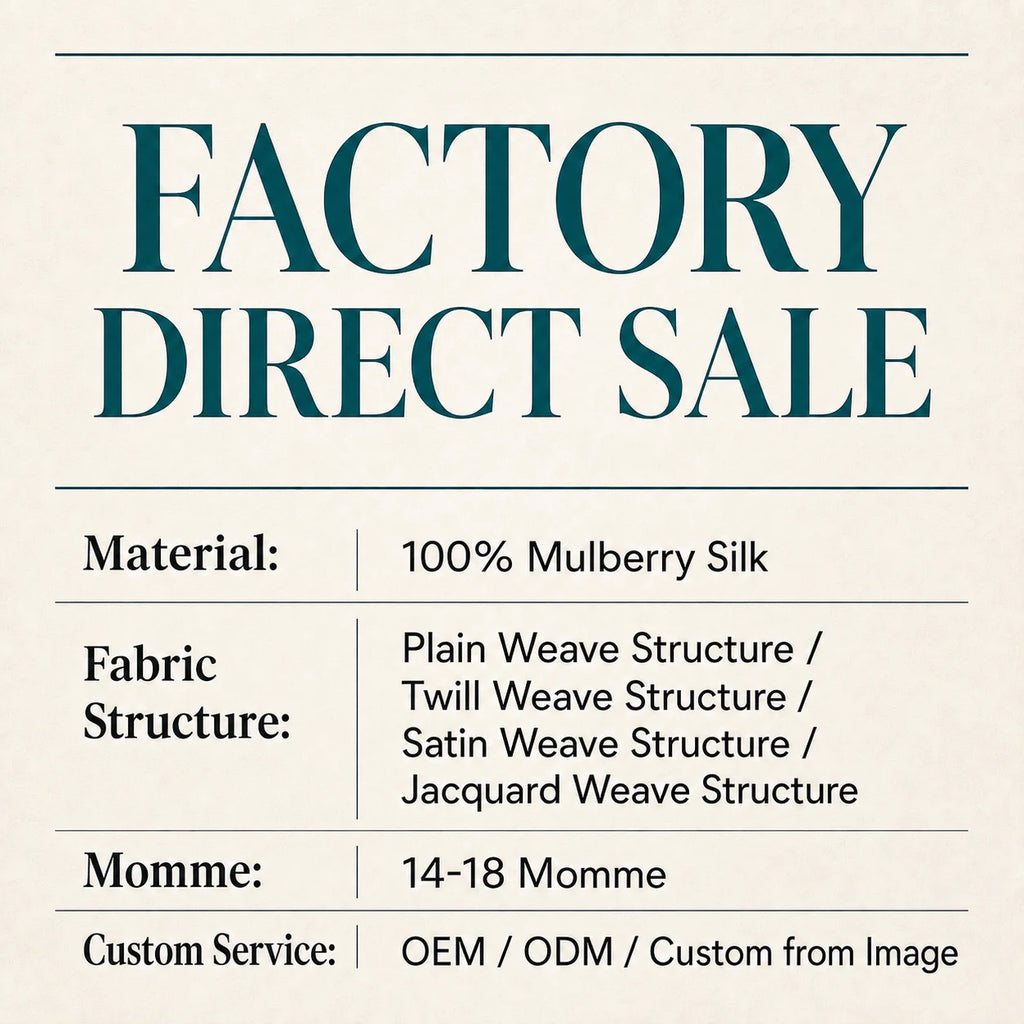 Custom 100% Mulberry Silk Scarves | 50-Piece MOQ & Free Customization | OEM/ODM Luxury Wholesale