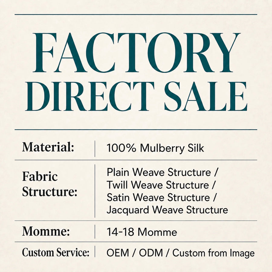 Custom 100% Mulberry Silk Scarves | 50-Piece MOQ & Free Customization | OEM/ODM Luxury Wholesale
