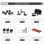 Custom Vehicle Tire Repair Kit with Logo | Air Pump Sealant 10K MOQ