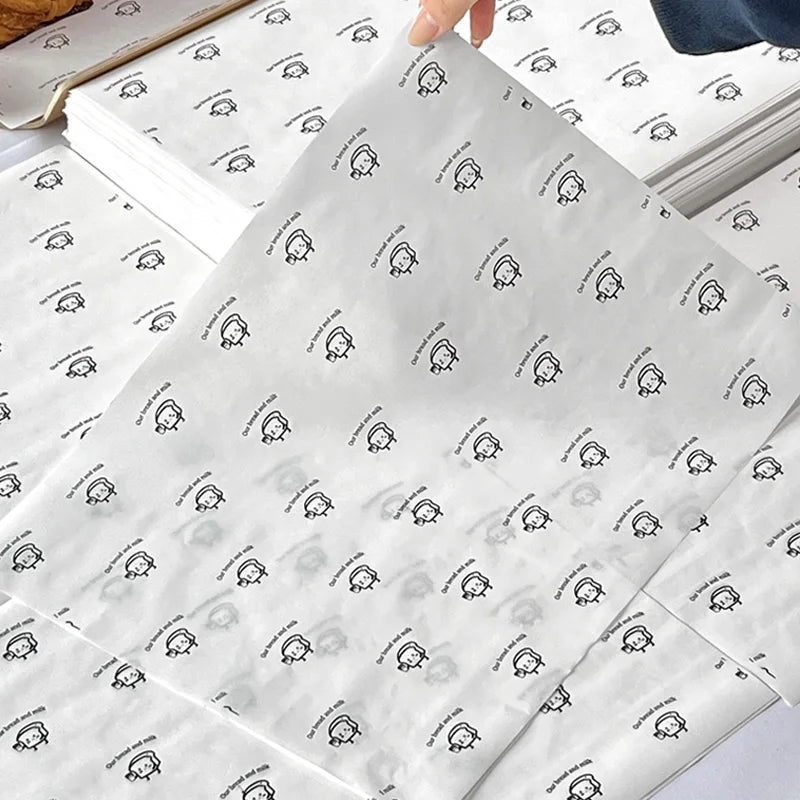 Food Grade Wrapping Paper | Custom Print | Oil-Proof | FSC