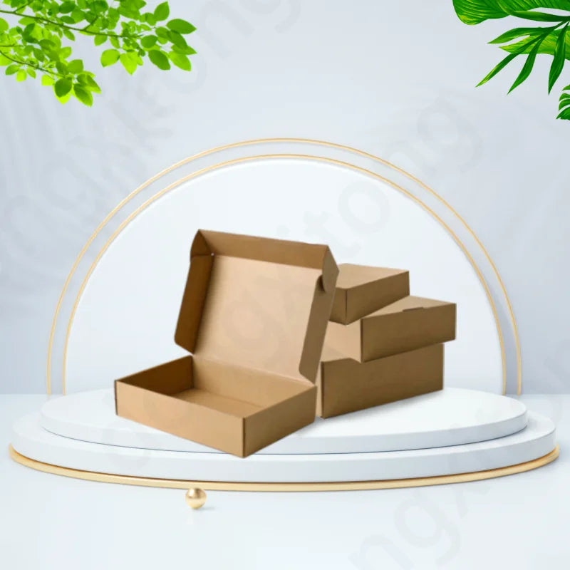 Custom Recycled Corrugated Boxes: 30-Day Lead, CMYK, 8 Finishes | E-commerce & Shipping Packaging