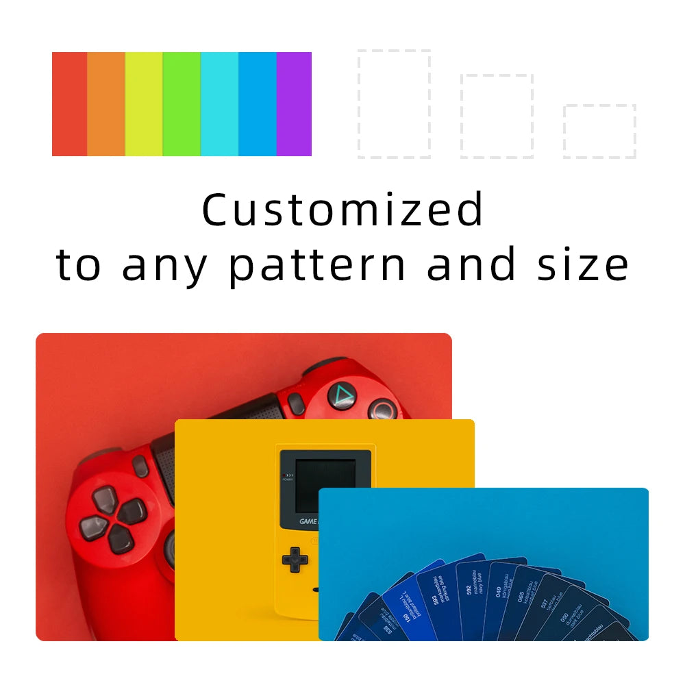 Custom XXL Desk Mat 800x400mm | Full Sublimation | Waterproof | 100pc MOQ
