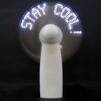 Custom LED Handheld Fan with Logo | Bulk 100 Pcs