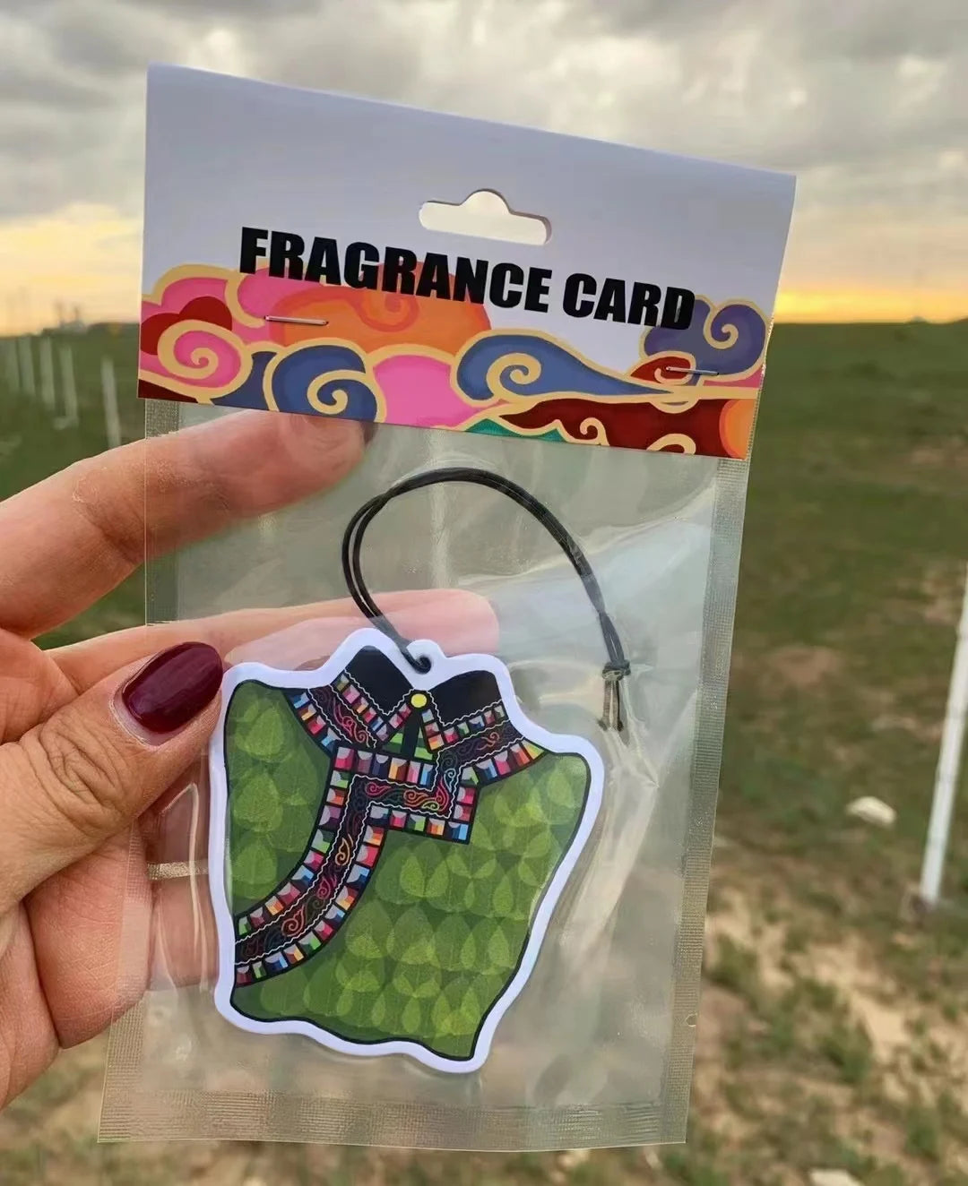 Custom Die Cut Shape Paper Car Air Freshener | MOQ 100