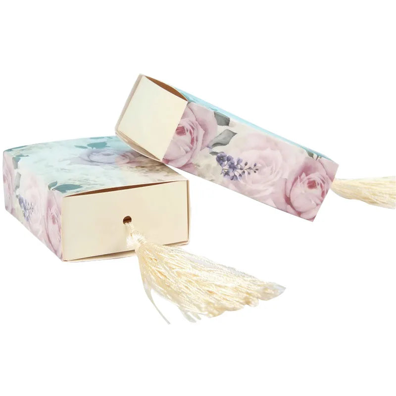 Custom Kraft Candy Boxes with Ribbon | MOQ 1,000