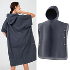 Custom Synthetic Anti-Odor Beach Changing Robe Poncho