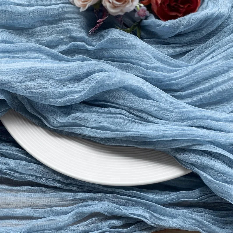 Polyester Gauze Runners | Boho Wedding | 77 Colors | MOQ 6