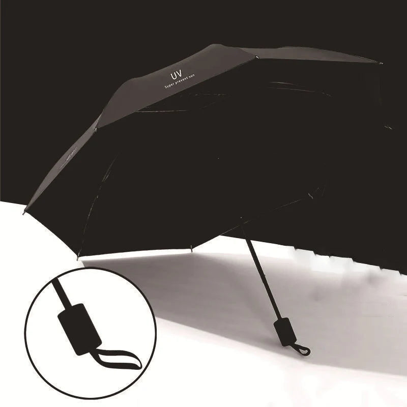 Custom 190T Pongee Umbrella with Logo | 100 MOQ Fully Automatic