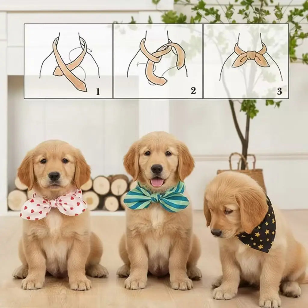 Custom Pet Bandanas | Heat Sublimation Dog Scarves