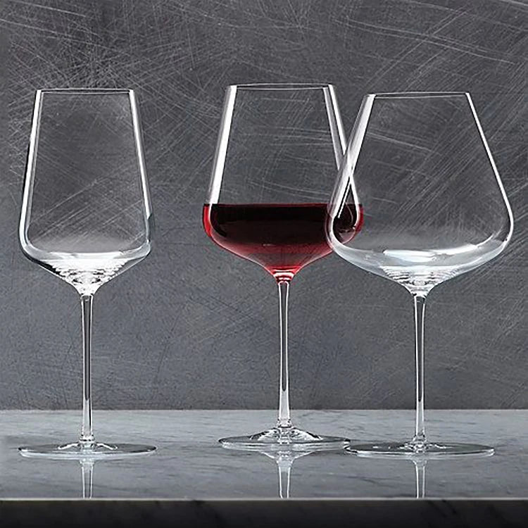Vintage Crystal Wine Glasses: 500 MOQ, 14-Day Lead, LFGB Certified | Custom 500-1000ml Goblets