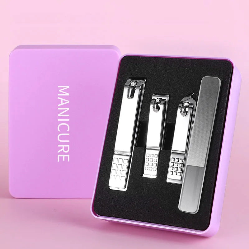 Custom Stainless Steel Manicure Set 5-Piece | Travel Grooming Kit | Bulk Logo