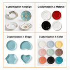 Custom Ceramic Plate — 1,000 MOQ, Food Grade, 31-Day Lead