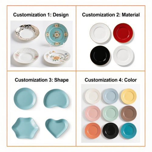 Custom Ceramic Plate — 1,000 MOQ, Food Grade, 31-Day Lead