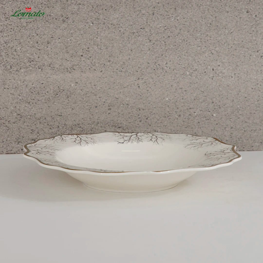 Eco-Friendly Porcelain Dinnerware — 300 MOQ, In-glaze Decoration