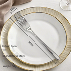 304 Stainless Steel Flatware Set | 300 MOQ | Super Mirror Polish | Custom